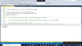 DA12 SQL Day11 Sub Quries and CTEs [upl. by Anuahsal]