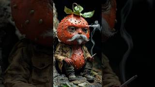 Strawberry man 🍓🍓🍊🍋🫐 Fruit Man shorts ytshorts nature kids fruit fruitman [upl. by Ainos]