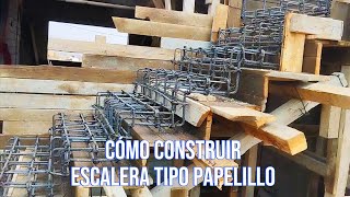 Cómo construir una Escalera de Concreto Doble cara [upl. by Orimar543]