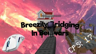 Breezily Bridging in Bedwars Glorious Model O Short Drag Clicking [upl. by Ahsenre]