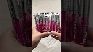 HOW TO MAKE A GLITTER VERSION OF THE ESSENCE CRANBERRY LIP OIL 🎀 lipgloss cranberrylipoil [upl. by Rohpotsirhc]