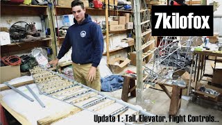 Kitfox STi Build Update 1  Tail pt 1 Elevator Flight Controls… [upl. by Dupin]