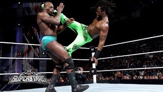 Kofi Kingston vs Titus ONeil WWE Superstars April 24 2014 [upl. by Saeger]