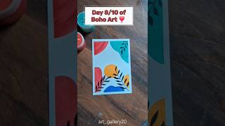 Easy boho painting 😄 bohopainting trending shorts [upl. by Agnot42]