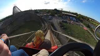 Cú Chulainn Front Row On Ride HD POV at Tayto Park in Ireland [upl. by Amrac506]