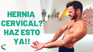 5 ejercicios para HERNIA DISCAL 😍 cervical ELIMINA dolor🔥 Fisiolution [upl. by Uela]