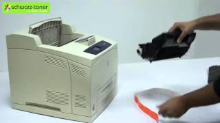 Xerox Phaser 4500 Toner Cartridge Replacement  user guide 113R00656113R00657 [upl. by Iraj638]