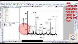 How to add hkl values to a graph in origin [upl. by Bobinette]