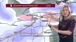 Lake Effect Snow Warning issued for Western New York Thanksgiving weekend [upl. by Latrina]