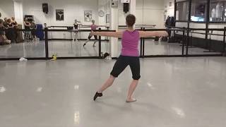 Soussous Piqué amp RelevéPassé ballet class tutorial beginner [upl. by Eleonore]