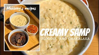 South African Traditional Foods  Creamy Samp  Mogodu  Chakalaka on a Sunday  Mahlengi’s Recipes [upl. by Philcox]