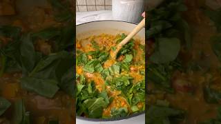 Red Curry Lentils with Sweet Potatoes and Spinach [upl. by Ludvig202]