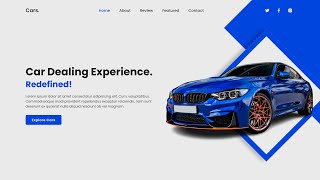 How To Make A Website Using HTML amp CSS [upl. by Melan351]