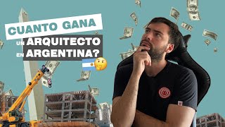 Cuanto GANA un ARQUITECOA en Argentina [upl. by Eimile814]