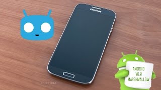 Samsung Galaxy S4 I9500 Android Marshmallow cyanogen mod 13 Android 601 [upl. by Hermon996]