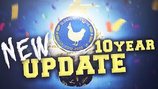 NEW CSGO 10 YEAR UPDATE [upl. by Eolande]