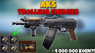 AKS DRUM MAG TROLLING ENEMIES IN ARENA BREAKOUT [upl. by Haem]