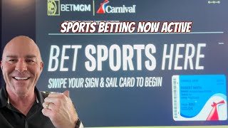 CARNIVAL CRUISES ADDS SPORTS BETTING TO CASINO casino gambling sportsbetting tips [upl. by Ojillib]