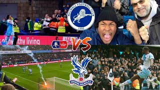 MILLWALL 12 CRYSTAL PALACE MATCHDAY VLOG FA CUP 2022 MADNESS IN THE AWAY END [upl. by Allanson643]