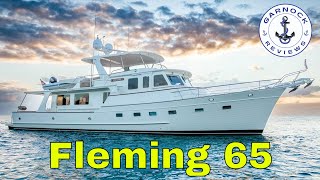 Fleming 65 Luxury Trawler Yacht  2023 Ft Lauderdale International Boat Show [upl. by Ynahpets]