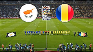 CYPRUS vs ROMANIA  UEFA NATIONS LEAGUE 202425 [upl. by Dusa]