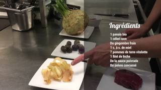 La recette de Cédric le talentueux chef du restaurant Cospaïa [upl. by Eiramlehcar]