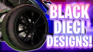 The 10 Best Black Dieci Designs Of All Time Rocket League Car Designs [upl. by Niklaus]