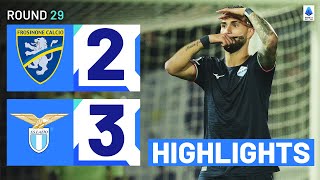 FROSINONELAZIO 23  HIGHLIGHTS  Castellanos shines in 5goal thriller  Serie A 202324 [upl. by Carrissa]