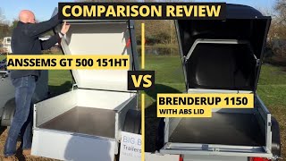 Comparison between the Anssems GT 500 151HT v Brenderup 1150 with Abs Lid FULL REVIEW [upl. by Oruhtra656]