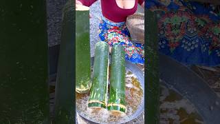 Fried Bamboo Short Cook and eat food recipe shortsvideo reels shorts cooking food recipe [upl. by Neryt]