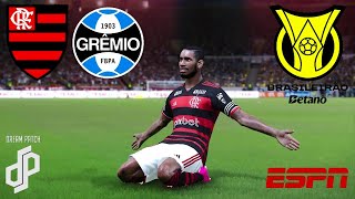 FLAMENGO X GRÊMIO  BRASILEIRÃO BETANO 2024  ESTÁDIO DO MARACANÁ  ESPN DREAMPATCH [upl. by Flosser834]