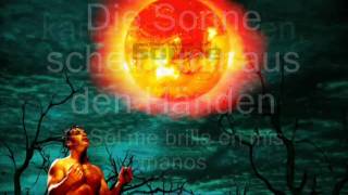 Rammstein  Sonne Letras Alemán  Español [upl. by Crofton]