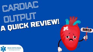 Cardiac Output  A 4 minute review Great for EMS students EMTs AEMTs and Paramedics [upl. by Noneek]