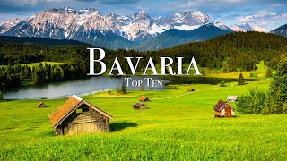 Top 10 Places To Visit In Bavaria  4K Travel Guide [upl. by Icak]