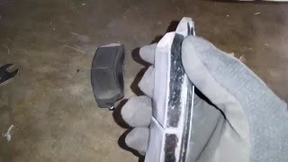 20112017 Chrysler 300  Checking Front Brakes Pads At 15000 Miles Caliper Bracket amp Rotor [upl. by Ynohtnaeoj]