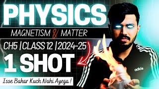 Magnetism amp Matter Detailed Oneshot  PYQ Chapter 5 Class 12 Physics CBSE 202425 🔥 cbse [upl. by Adyol27]