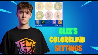 Clixs NEW Colorblind Settings [upl. by Suzann]