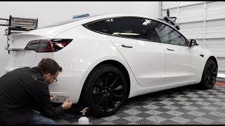 Tesla Model 3  The Best Way to Apply HOV Stickers [upl. by Eizzo]