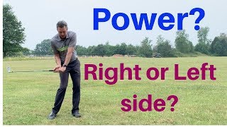 Golf Swing Power  Left Or Right Hand [upl. by Bolitho165]