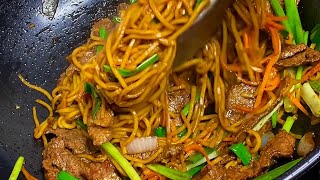 Best Beef Lo Mein Recipe quick amp easy [upl. by Langill]