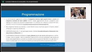 Le procedure di affidamento dei contratti pubblici Le fasi principali 15 06 2022 [upl. by Tankoos680]