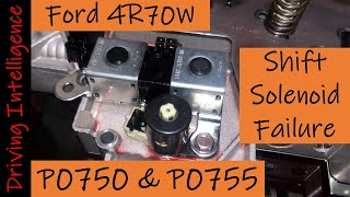 Ford 4R70W P0750 amp P0755 Shift Solenoid quotAquot amp quotBquot Diagnostic Trouble Code Diagnosis And Repair [upl. by Normy181]