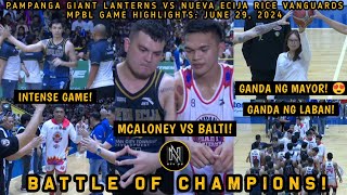 MPBL HIGHLIGHTS PAMPANGA GIANT LANTERNS VS NUEVA ECIJA RICE VANGUARDS JUNE 29 2024 [upl. by Connell52]