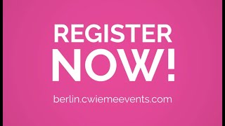 CWIEME Berlin 2024 Registration is Open [upl. by Mastrianni]