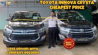 TOYOTA INNOVA CRYSTA 🔥 Cheapest price 🎉 SOUTHEND MOTORS [upl. by Northway80]