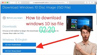 How to Download Windows 10 iso file 2024 [upl. by Dodi685]