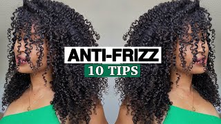 RIZOS SIN FRIZZ  10 TIPS para evitar el encrespamiento en el cabello rizado  FRIZZYDESI [upl. by Yoccm]