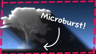 Simulating Microbursts 2D Weather Sandbox [upl. by Ilke]