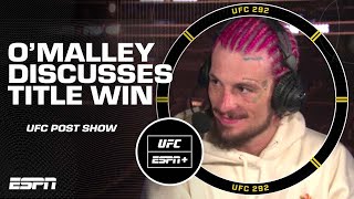 Sean O’Malley says he feels like he’s in a movie after winning gold at UFC 292  ESPN MMA [upl. by Scoter]