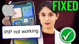 How To Fix PIP Not Working on iPhone or iPad 2024  Enable picture in picture iPhone [upl. by Arukas204]